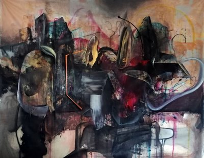 Dark Abstract Urban Flow by Stefano Mazzolini