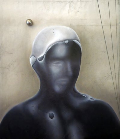 Ethereal Liquid Figure by Stefano Mazzolini
