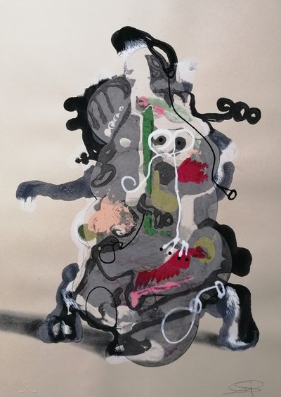 Expressive Abstract Figure by Stefano Mazzolini