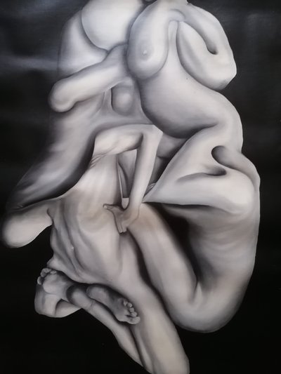 Intertwined Human Forms by Stefano Mazzolini