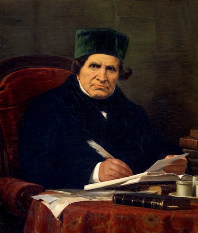 Portrait of Giovan Battista Niccolini by Stefano Ussi