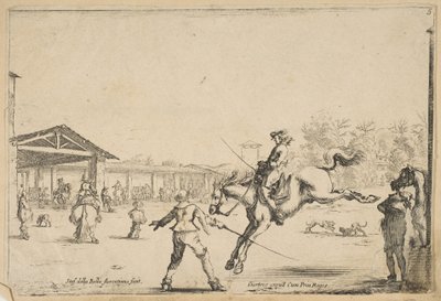 A Riding School by Stefano della Bella