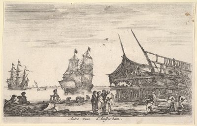 Another View of Amsterdam by Stefano della Bella
