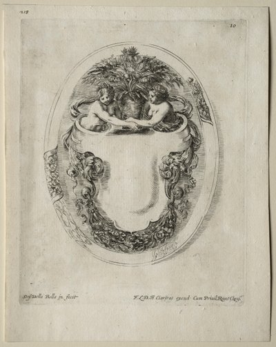 Collection of Various Caprices and New Designs of Cartouches and Ornaments: No 10 by Stefano della Bella