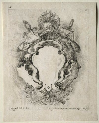 Collection of Various Caprices and New Designs of Cartouches and Ornaments: No. 4 by Stefano della Bella