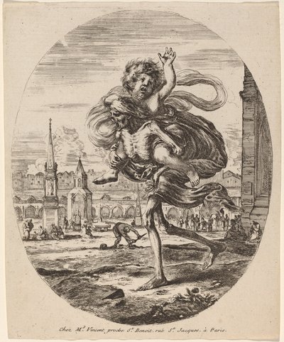 Death Carrying a Child to the Left by Stefano della Bella