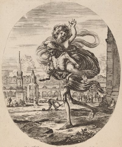 Death Carrying a Child to the Left by Stefano della Bella