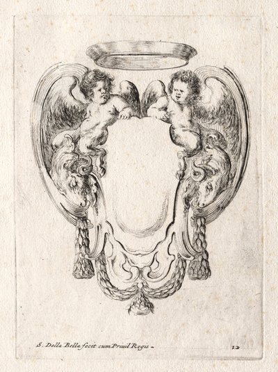 New Model for a Cartouche by Stefano della Bella