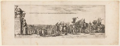 Entrance of the Ambassador of Poland into Rome by Stefano della Bella