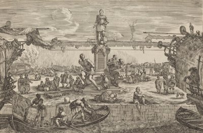 Statue of Ferdinand I by Stefano della Bella
