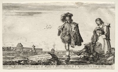 Various Figures and Landscapes, 1649 by Stefano della Bella