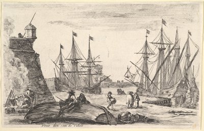 View of a Part of Calais, 1647 by Stefano della Bella