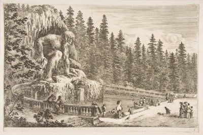 Villa of Pratolino: The Appenino by Stefano della Bella