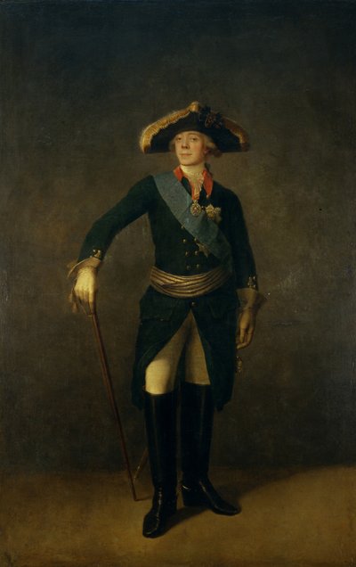 Portrait of Emperor Paul I of Russia by Stepan Semenovich Shchukin