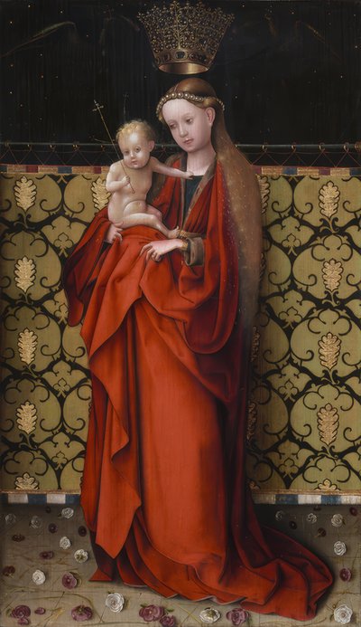 The Virgin Crowned by Angels, circa 1450 by Stephan Lochner