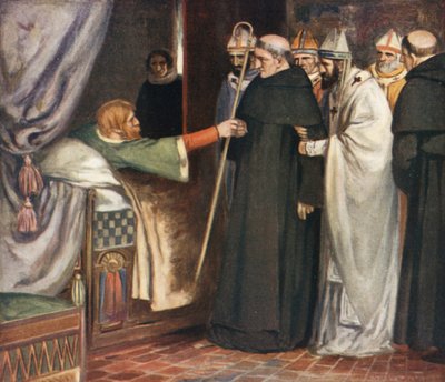 Saint Anselm Refusing the Archbishopric by Stephen Reid
