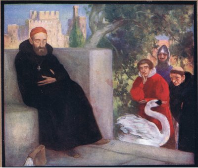 St Hugh of Lincoln and the swan by Stephen Reid