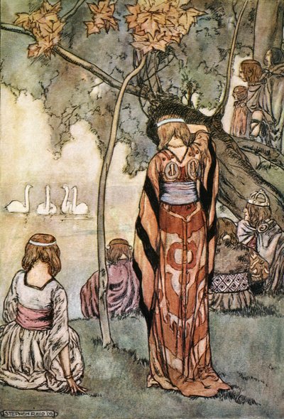 They made an encampment and the swans sang to them by Stephen Reid