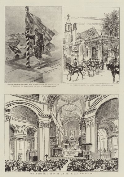 The Funeral of HRH the Late Duke of Clarence and Avondale by Stoewer Willy