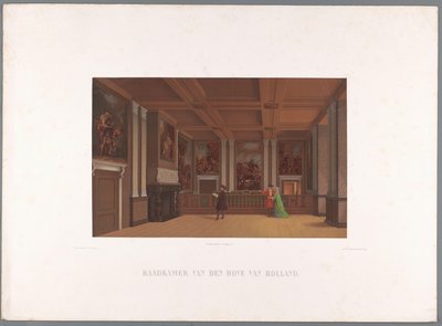 View of the Interior of the Council Chamber, in the Count