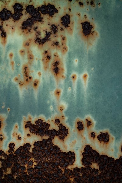 Weathered Teal Rust by Studio Meikle
