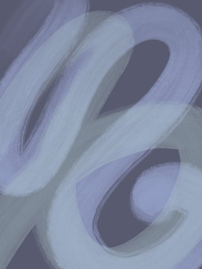 Flowing Purple Abstraction by Studio Palette