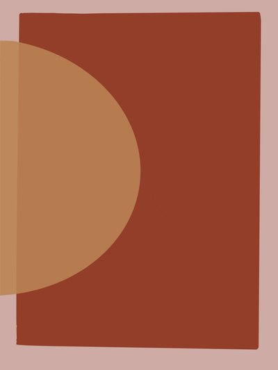 Warm Geometric Abstract by Studio Palette