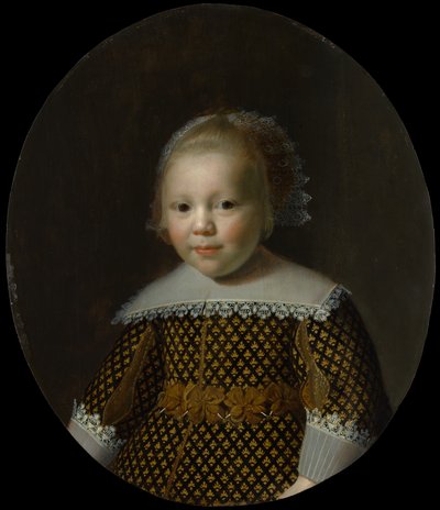 Portrait of a Young Boy by Style of Paulus Moreelse