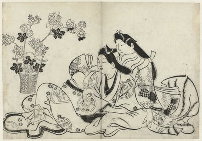Erotic Scene by Sugimura Jihei (attributed to)