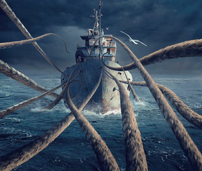 Kraken Ship Attack by Sulaiman Almawash