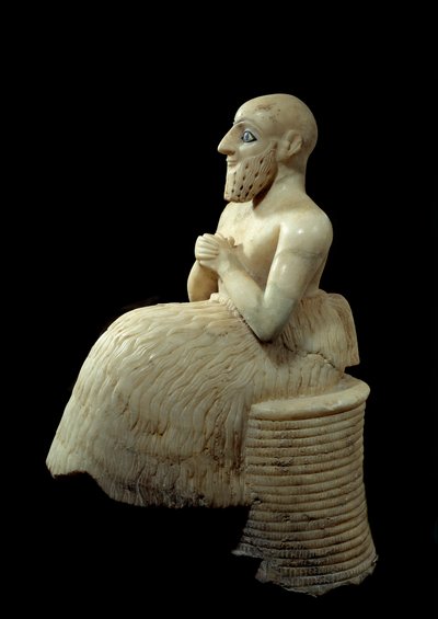 Statue of Intendant Ebih-il by Sumerian Mesopotamian School