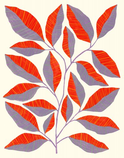 Modern Botanical Leaves by Susan Black