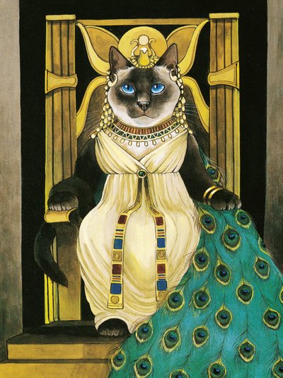 Illustration from Shakespeare Cats: Poster Book by Susan Herbert