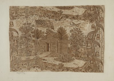 Historic Printed Textile by Suzanne Roy