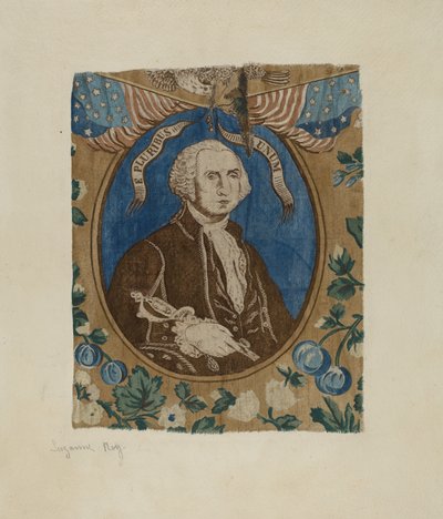 Portrait of George Washington by Suzanne Roy