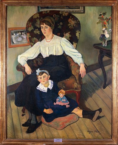 Painted Portrait of Suzanne Valadon