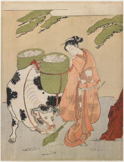 Visual Parody of an Oxherder by Suzuki Harunobu