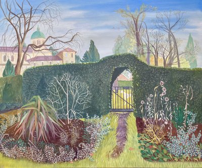 Kitchen Garden Entrance, Waterlow Park, Highgate, 2025 by Suzy Fasht