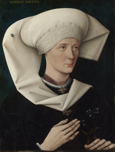 Portrait of a Woman of the Hofer Family, ca 1470 by Swabian master
