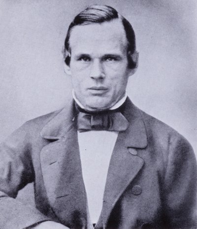 Anders Jonas Angstrom, Swedish Physicist and Astronomer Prominent in the Development of Spectroscopy (b/w photo) by Swedish Photographer