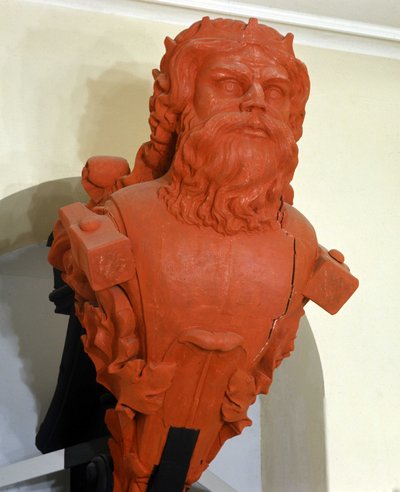Figure of the Swedish corvette Thor, named after the Scandinavian deity (built in 1841, Marinmuseum Karlskrona, Sweden) by Swedish School