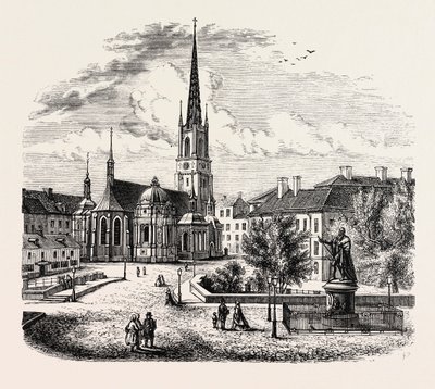The Riddarholmen Church, Stockholm, Sweden by Swedish School