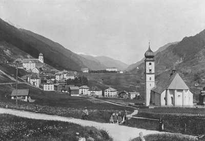 Disentis, General View by Swiss Photographer