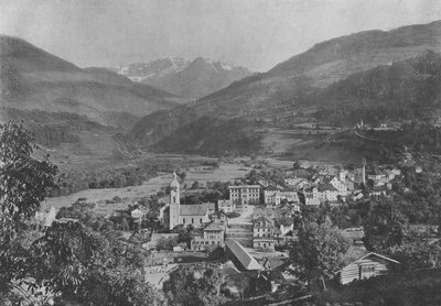 Ilanz, General View by Swiss Photographer