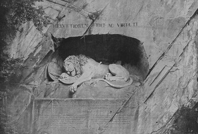 The Lion of Lucerne by Swiss Photographer
