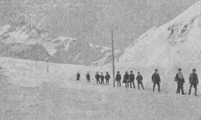 Crossing the Great Saint-Bernard in Winter by Swiss Photographer