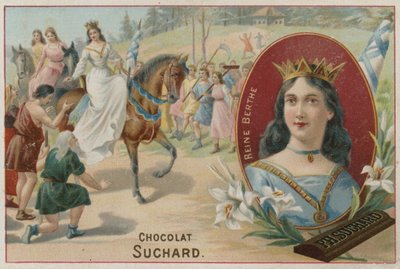 Bertha of Swabia, Queen Consort of Rudolph II of Burgundy by Swiss School