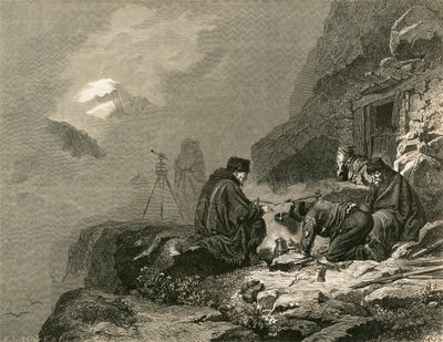 Engineering Surveyors in the Mountains by Swiss School