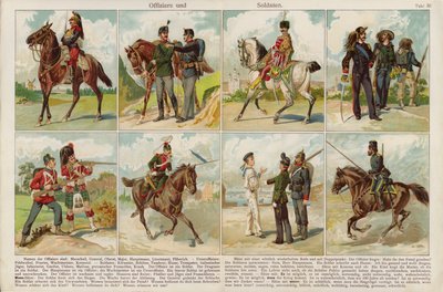 Officers and soldiers of European armies by Swiss School