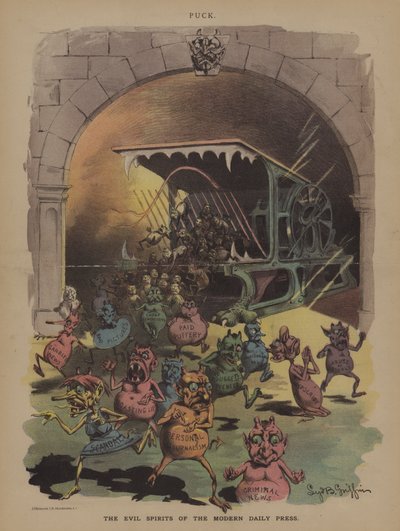 The Evil Spirits of the Modern Daily Press by Sydney B. Griffin